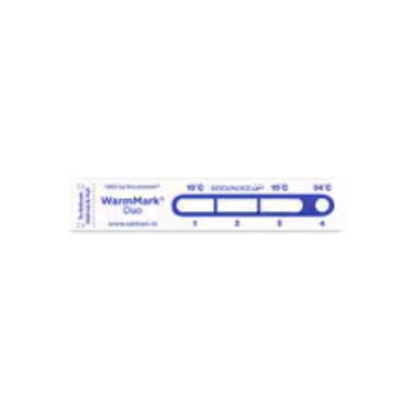 WarmMark Duo Ascending Time-Temp Indicator 10C & 34C